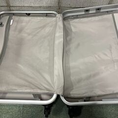 HINOMOTO スーツケース 4輪 キャリーケース ホワイト TSAロック 鍵無し 幅53cm×奥行27cm×高さ78cm の画像