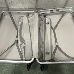 HINOMOTO スーツケース 4輪 キャリーケース ホワイト TSAロック 鍵無し 幅53cm×奥行27cm×高さ78cm の画像
