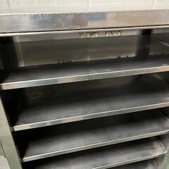 ステンレス 7段 配膳カート ワゴン キャスター付 飲食店 店舗 施設 幅88cm×奥行46cm×高さ138cmの画像