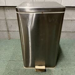 ステンレス製 フットペダル ごみ箱 ペールボックス ダストボック...