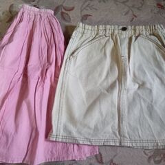 女の子　短パン、スカート　130サイズ　EASTBOY他の画像