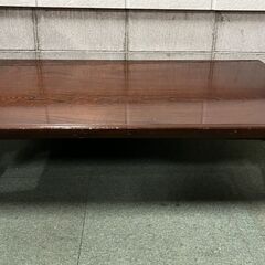 木製 座卓 ローテーブル 脚折りたたみ可 昭和レトロ 幅122c...