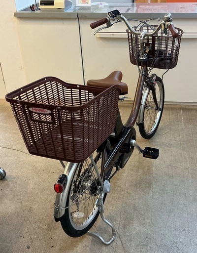 動作・美品車＞パナソニック・20インチ電動アシスト自転車