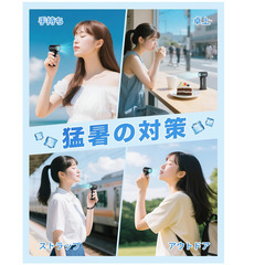 🍃【新品未使用】携帯扇風機 3WAY対応 手持ち/卓上/手首掛け 3600mAh大容量 最大12時間稼働 小型 軽量 静音 強力 ハンディファン ブラック ストラップ・スタンド付きの画像