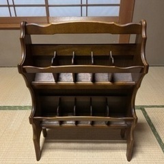 木製スリッパスタンドの画像