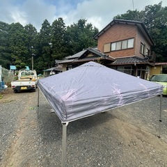 フィールドア　タープ　アルミ製　2.5m×2.5mの画像