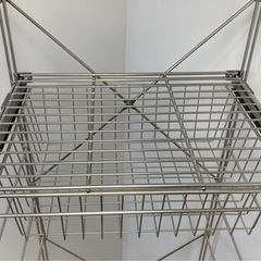 無印良品　ステンレスユニットシェルフの画像
