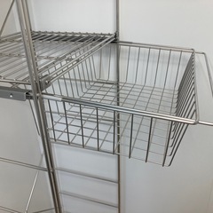 無印良品　ステンレスユニットシェルフの画像