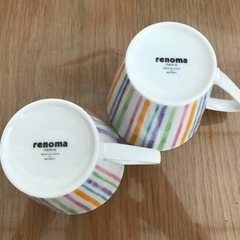 【未使用】renoma PARIS vaisselle マグカップ＆プレートセットの画像
