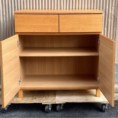 無印良品　木製キャビネットの画像