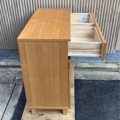 無印良品　木製キャビネットの画像