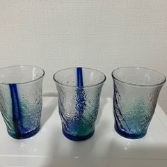 東洋ガラスグラス3個
