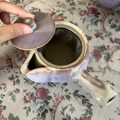 【美品】萩焼の急須&湯呑み4個の画像