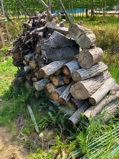 薪 マキ原木 広葉樹 薪ストーブ用 キャンプ 焚き火