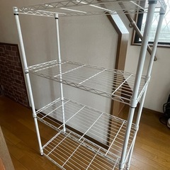 家具　スチールラック　収納　収納棚　棚　倉庫　4段 75✖️35...