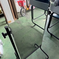 鏡 等身大 全身鏡 姿見 I.K.MIRROR トレードマーク TRADE MARK ミラー ガラス インテリア 雑貨 家具 おしゃれ 身だしなみ  の画像
