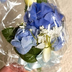 ブーケ　ブートニア　花冠　セットの画像