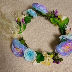 ブーケ　ブートニア　花冠　セットの画像