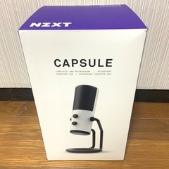 NZXT CAPSULE WHITE カーディオイドUSBマイク AP-WUMIC-W1の画像