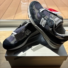 ニューバランス 992 グレー/ネイビー2025の画像