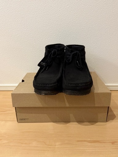 Clarks ブラックスエードブーツ