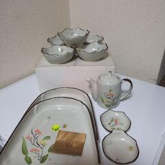 天ぷらセット！①油ろ過ポット②天ぷら食器9点美濃焼③電気フライヤー家電　多用途に応用ききますの画像