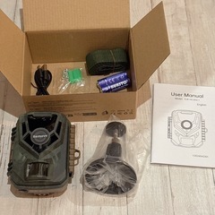 【新品未使用】トレイルカメラ 野生動物監視カメラ 小型防犯カメラ 乾電池式 赤外線カメラの画像
