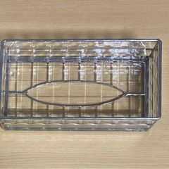 ティッシュケース　ガラス　インテリア