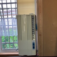 コロナ　窓用エアコン　リモコン・取り付け枠付き
の画像