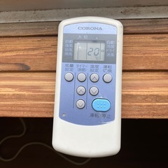 コロナ　窓用エアコン　リモコン・取り付け枠付き
の画像
