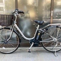 電動自転車　4734 ヤマハ PASナチュラ 26インチ シルバー