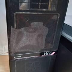 【R835】サンヨー/SANYO/ダブルカセットステレオシステム/DCW-W03AV/昭和レトロ/通電OK/現状品/の画像