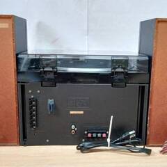 【R835】サンヨー/SANYO/ダブルカセットステレオシステム/DCW-W03AV/昭和レトロ/通電OK/現状品/の画像