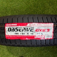 コンパクトカー用　185/60R15 84Q 4本　交換工賃込み　トーヨー　GIZ2の画像