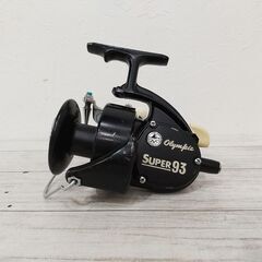 『希少品』オリムピック スーパー 93 /OLYMPIC SUPER 93 /スピニング リール /右手巻きハンドル /昭和レトロ /ビンテージリール C0ES0102の画像