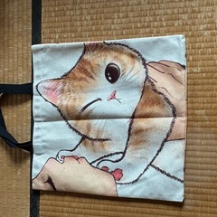 ねこ  トートバッグ 大きめ