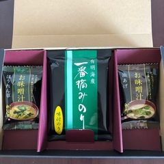フリーズドライお味噌汁　味付けのり　セット