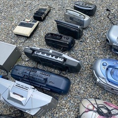 ラジカセ　テープレコーダー　大量　２８台　まとめ　 Panasonic SONY SANYO aiwa Victor 東芝　national ブラザー　SHARP HITACHIの画像