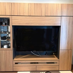 テレビボード 壁面