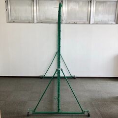 ★鐘屋産業 カネヤ 防球フェンス サイド一体極太フレーム 2m×2m ネット キャスター付きの画像
