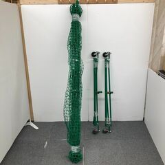 ★鐘屋産業 カネヤ 防球フェンス サイド一体極太フレーム 2m×2m ネット キャスター付きの画像