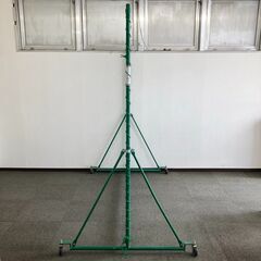 ★鐘屋産業 カネヤ 防球フェンス サイド一体極太フレーム 2m×2m ネット キャスター付きの画像