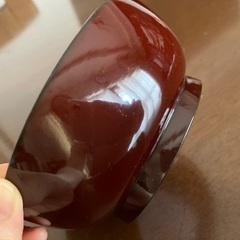 漆のお椀の画像