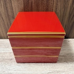 【新品・未使用】3段重箱 まとめ売り(赤6個 or 黒8個)の画像