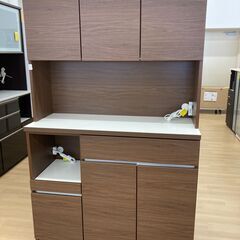 【リユースのサカイ野々市店】食器棚 土井インテリア工業 木目調ブ...