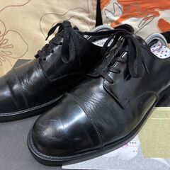 ★PRADA★革靴★ドレスシューズ★ストレートチップ　黒　保存袋　41 27cmの画像