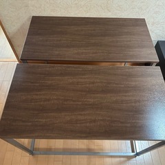 【確定】デスク2個　幅100cm奥行50cm高さ73cm
