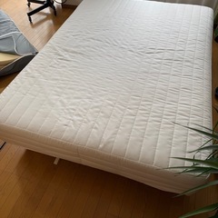 無印脚付マットレスダブル無料で差し上げます