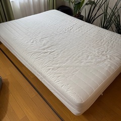 無印脚付マットレスダブル無料で差し上げますの画像