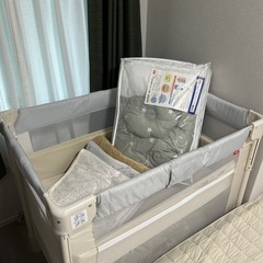 Aprica ココネルエアー　ベビーベッド　布団6点セット+敷きパッド